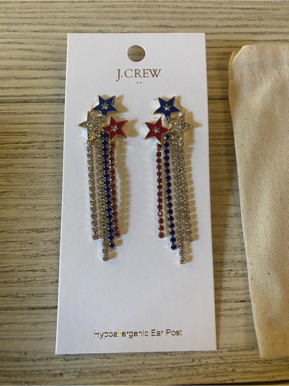 J.Crew Star Waterfall Earrings